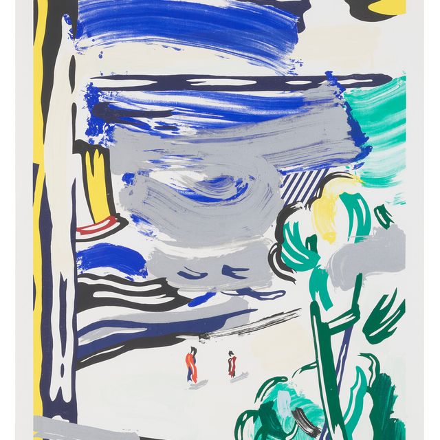 Roy Lichtenstein — Вид из окна, из серии пейзажей