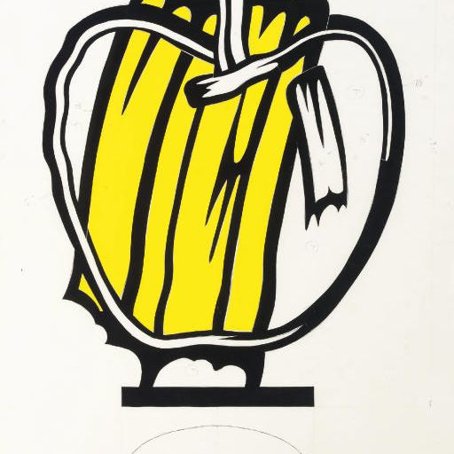 Roy Lichtenstein — Коллаж для желтого яблока