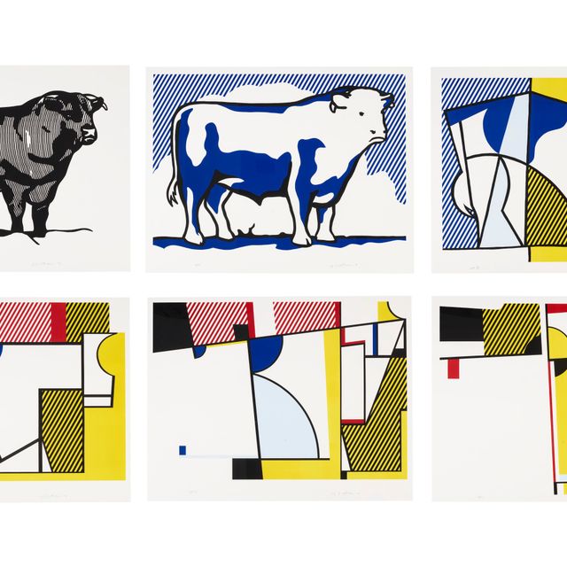 Roy Lichtenstein — Серия профилей Bull