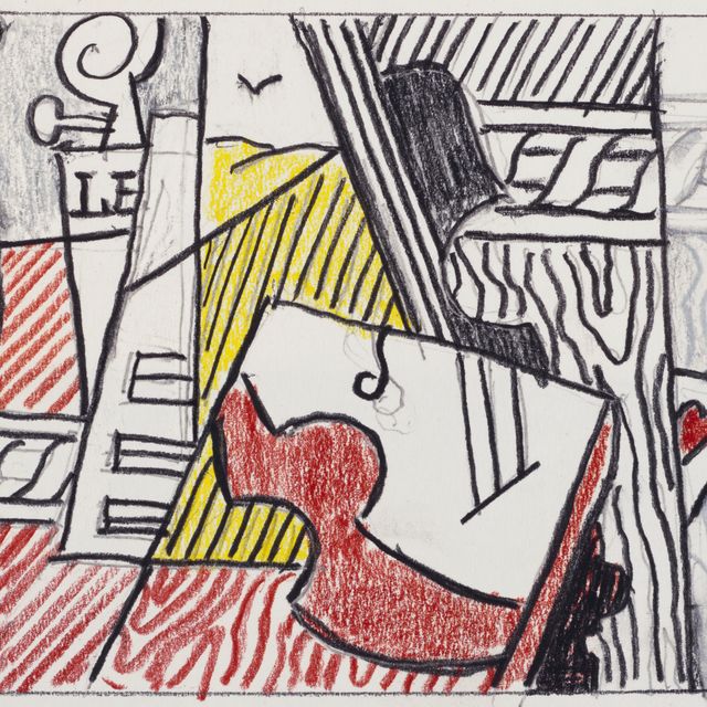 Roy Lichtenstein — Кубистический натюрморт (этюд)