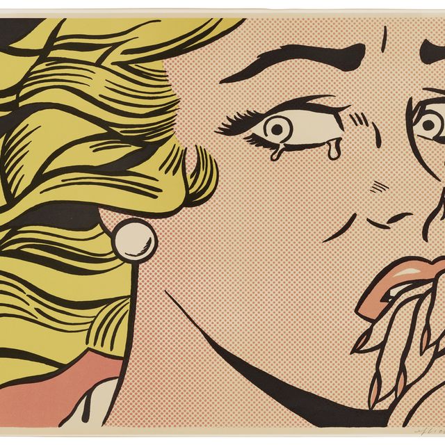 Roy Lichtenstein — Плачущая девушка