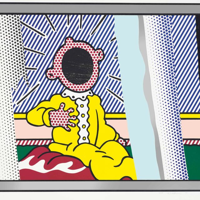 Roy Lichtenstein — Размышления о "Крике", серия "Размышления"