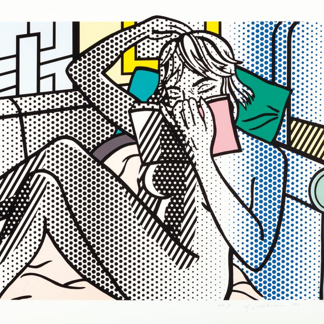 Roy Lichtenstein — Чтение в обнаженном виде, от Nudes