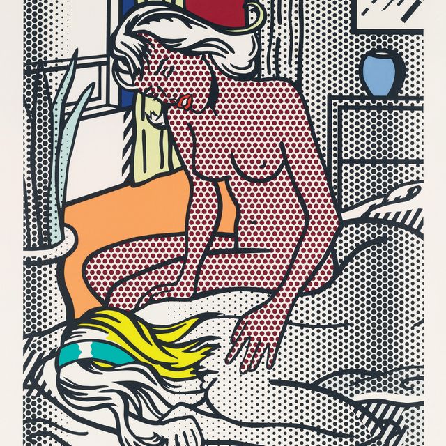 Roy Lichtenstein — Две обнаженные натуры из серии "Обнаженная натура"