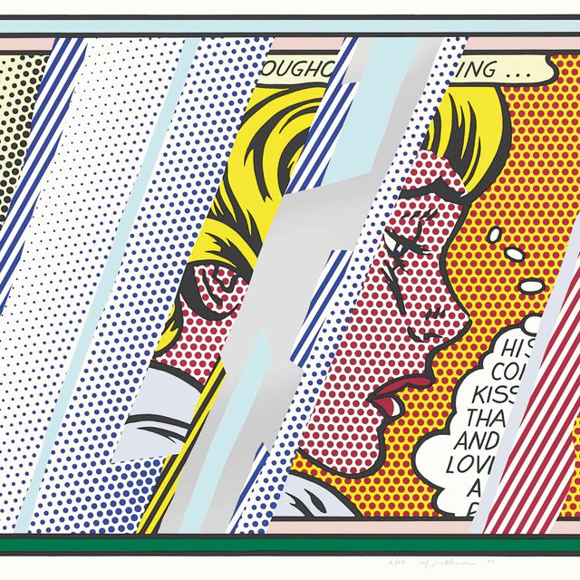 Roy Lichtenstein — Размышления о девушке из серии "Размышления"