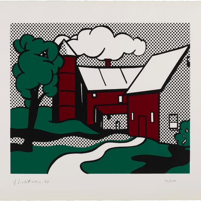 Roy Lichtenstein — Красный амбар