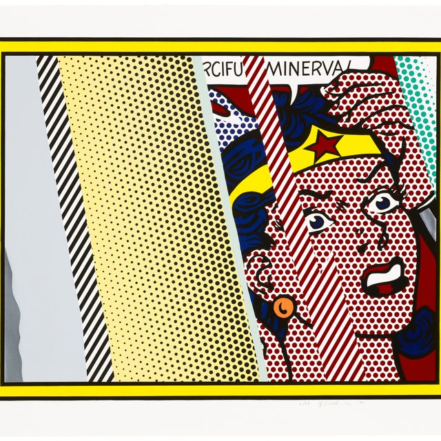 Roy Lichtenstein — Размышления о Минерве, из серии "Размышления"