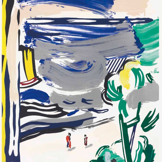 Roy Lichtenstein — Вид из окна, из серии пейзажей