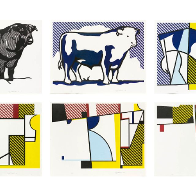 Roy Lichtenstein — Серия профилей Bull (C. 116-21)