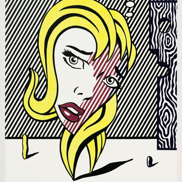 Roy Lichtenstein — Блондинка из сюрреалистической серии