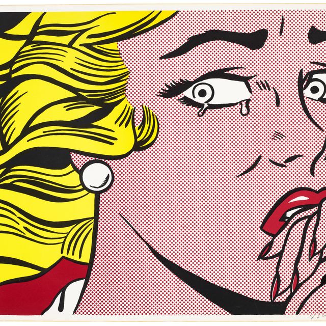 Roy Lichtenstein — Плачущая девушка