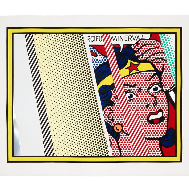 Roy Lichtenstein — Размышления о Минерве, из серии "Размышления"