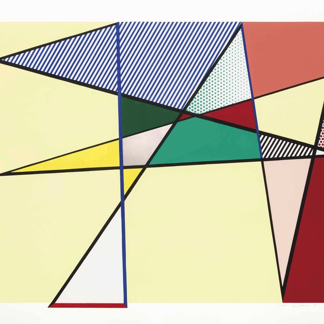 Roy Lichtenstein — Imperfect 67 x 79 7/8", из серии Imperfect