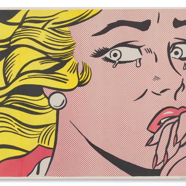 Roy Lichtenstein — Плачущая девушка