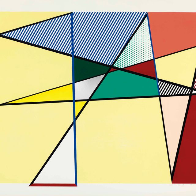 Roy Lichtenstein — Imperfect 67 x 79 7/8", из серии Imperfect