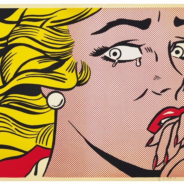 Roy Lichtenstein — Плачущая девушка