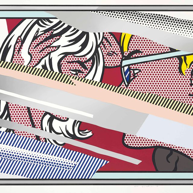 Roy Lichtenstein — Размышления о разговоре, из серии "Размышления"