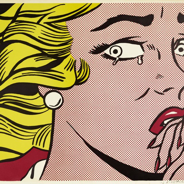 Roy Lichtenstein — Плачущая девушка