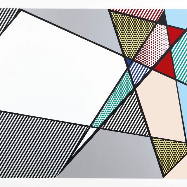 Roy Lichtenstein — Imperfect 58" x 92 3/8", из серии Imperfect