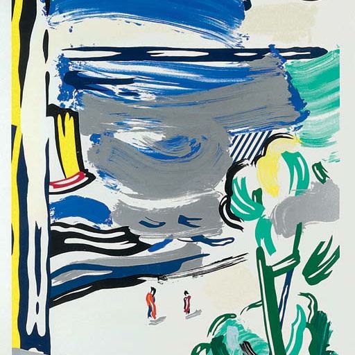Roy Lichtenstein — Вид из окна, из серии "Пейзаж" (C. 215)