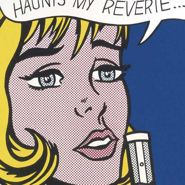 Roy Lichtenstein — "Грезы", из альбома "11 поп-исполнителей" II (С. 38)
