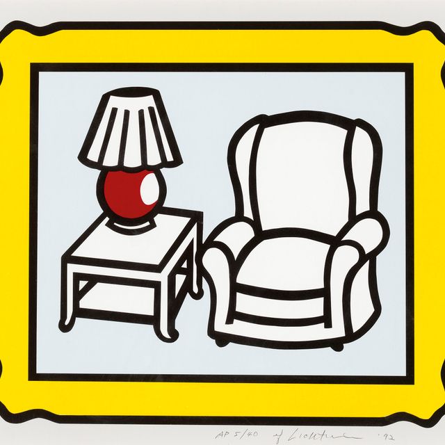 Roy Lichtenstein — Красная лампа