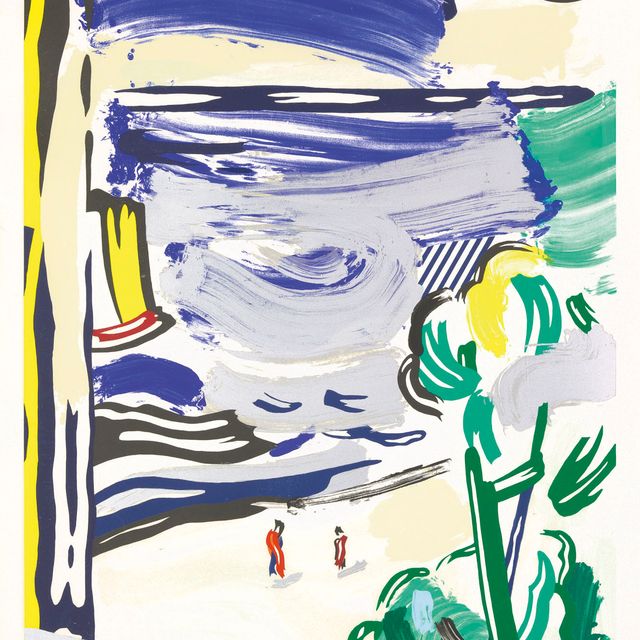 Roy Lichtenstein — Вид из окна, из серии "Пейзаж"