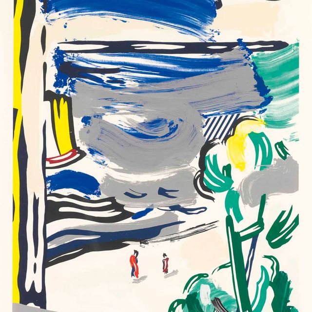 Roy Lichtenstein — Вид из окна, из пейзажей