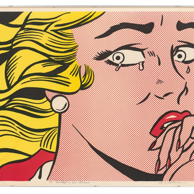 Roy Lichtenstein — Плачущая девушка