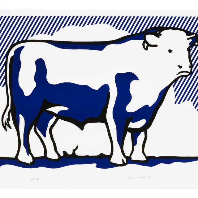 Roy Lichtenstein — Bull II, из серии Bull Profile
