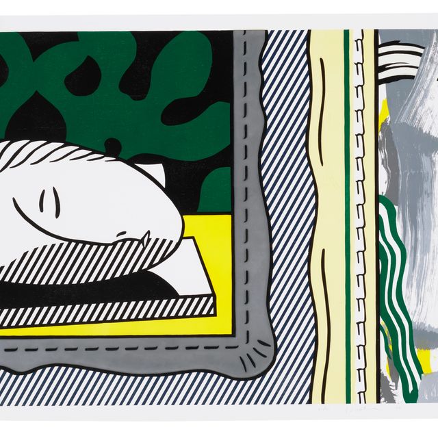 Roy Lichtenstein — Две картины: "Спящая муза" из серии картин