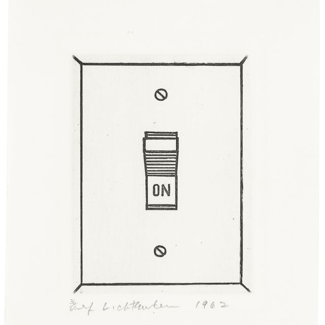 Roy Lichtenstein — Далее, из Международной антологии современной гравюры, том 5, "Международный авангард: открытие Америки".