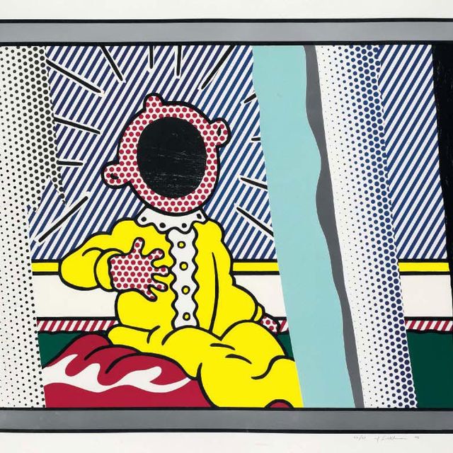 Roy Lichtenstein — Размышления о крике, из "Размышлений" (C. 243)