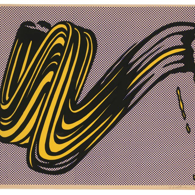Roy Lichtenstein — Мазок кисти