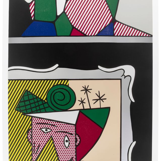 Roy Lichtenstein — Две картины из серии "Живопись"