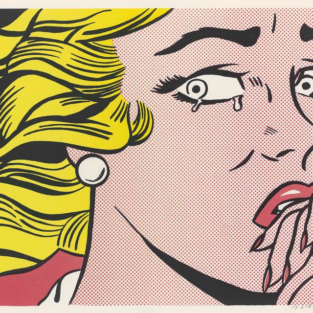 Roy Lichtenstein — Плачущая девушка