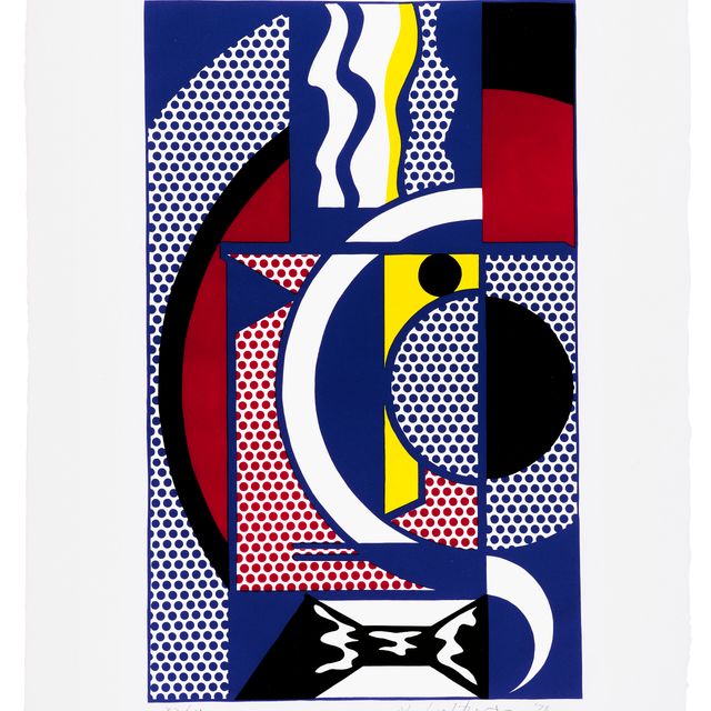 Roy Lichtenstein — Современная головка №1, из серии Modern Head