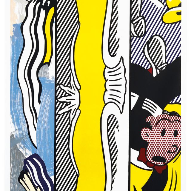 Roy Lichtenstein — Две картины: Дагвуд, из картин