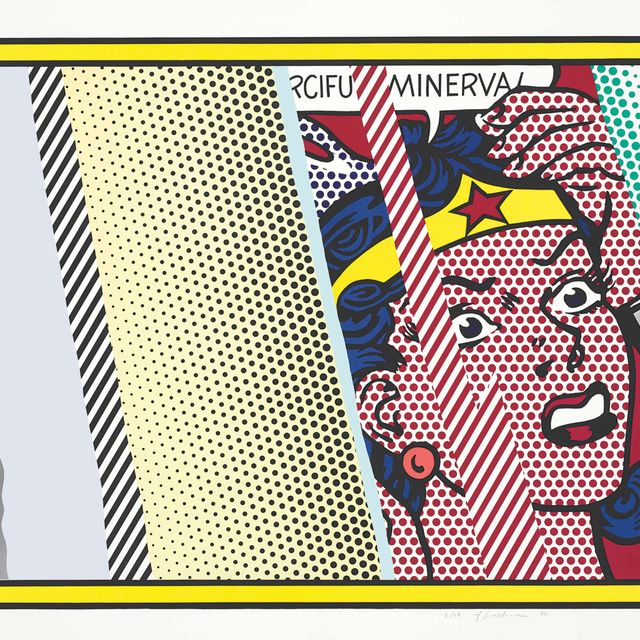 Roy Lichtenstein — Размышления о Минерве, серия "Размышления"