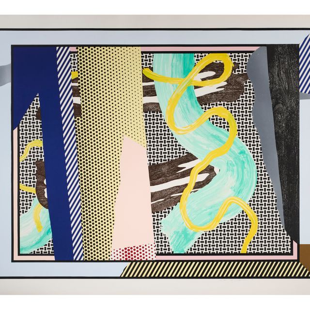 Roy Lichtenstein — Размышления о мазках кисти из серии Reflections