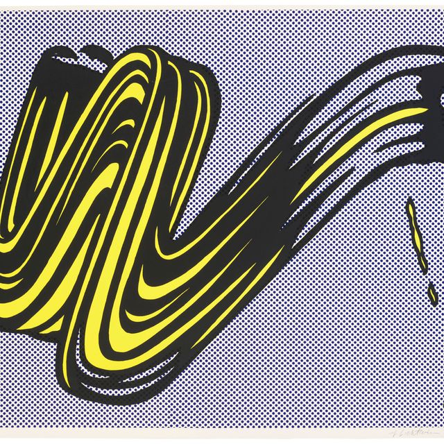 Roy Lichtenstein — Мазок кисти