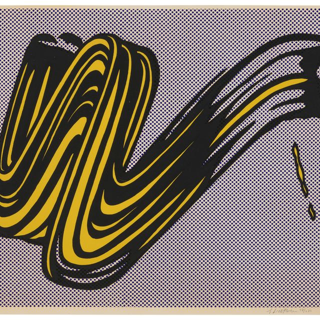 Roy Lichtenstein — Мазок кисти