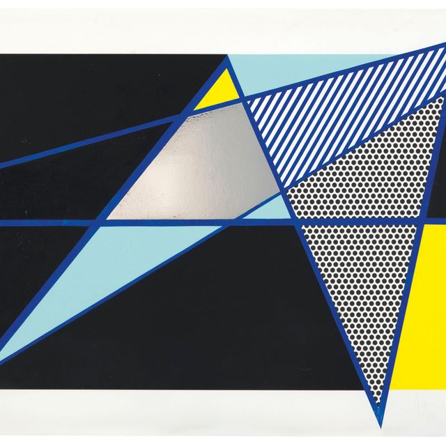 Roy Lichtenstein — Imperfect 44 3/4" x 103", из серии Imperfect