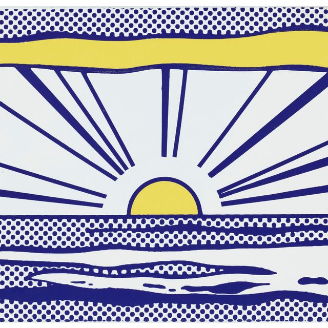 Roy Lichtenstein — Восход солнца, из 7 предметов в коробке