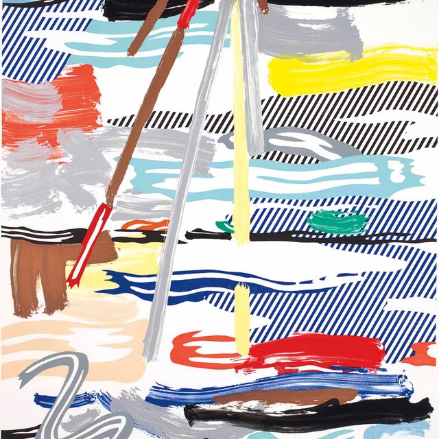 Roy Lichtenstein — Солнечный свет сквозь облака, из серии пейзажей (С. 216)