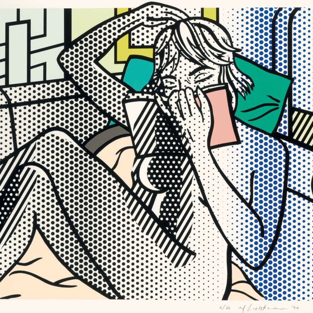 Roy Lichtenstein — Чтение в обнаженном виде, из "Обнаженной натуры" (С. 288)