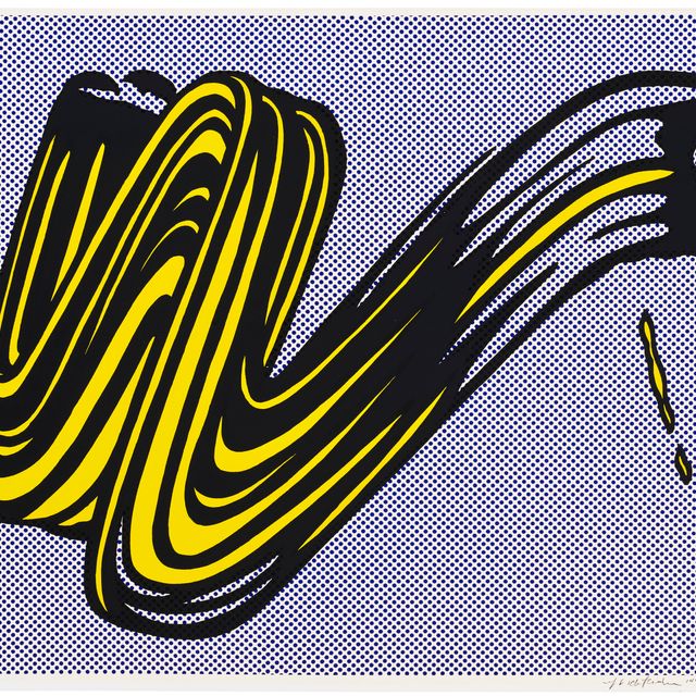 Roy Lichtenstein — Мазок кисти