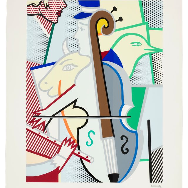 Roy Lichtenstein — Кубистическая виолончель