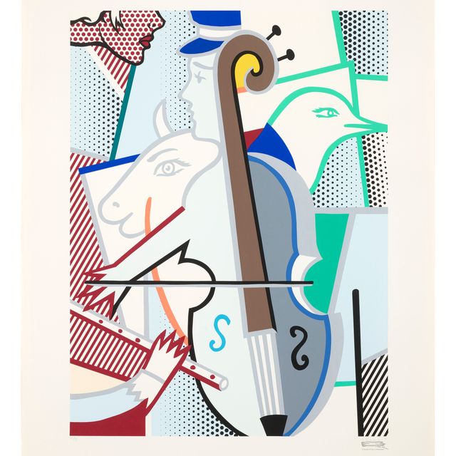 Roy Lichtenstein — Кубистическая виолончель