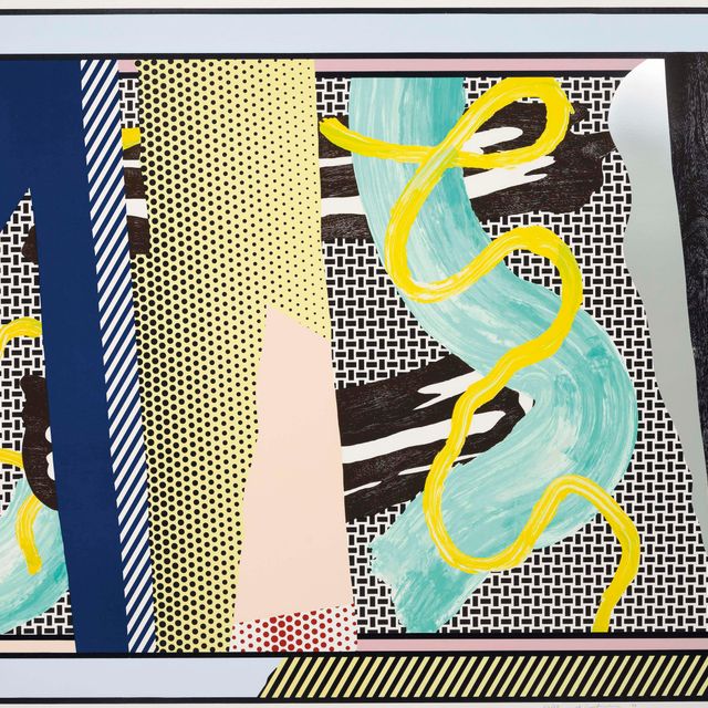 Roy Lichtenstein — Размышления о мазках кисти, из: Reflections (C. 242)